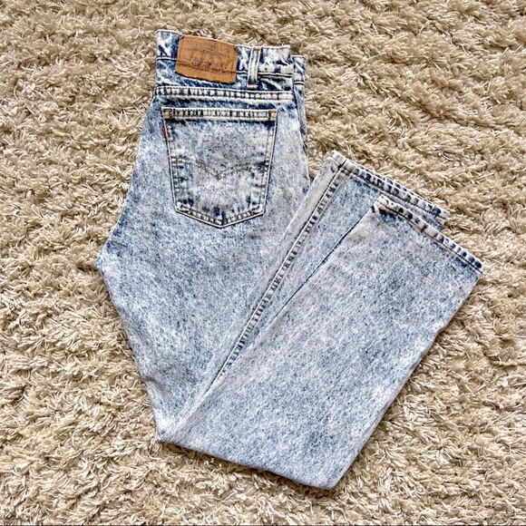 Levi's Denim - Vintage Levi’s Orange Tab Acid Wash Jeans